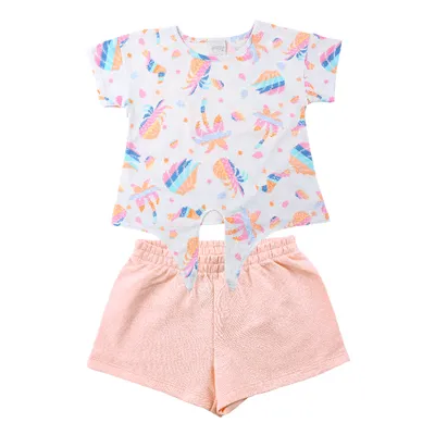 Conjunto Infantil Alakazoo Estampa Coqueiro